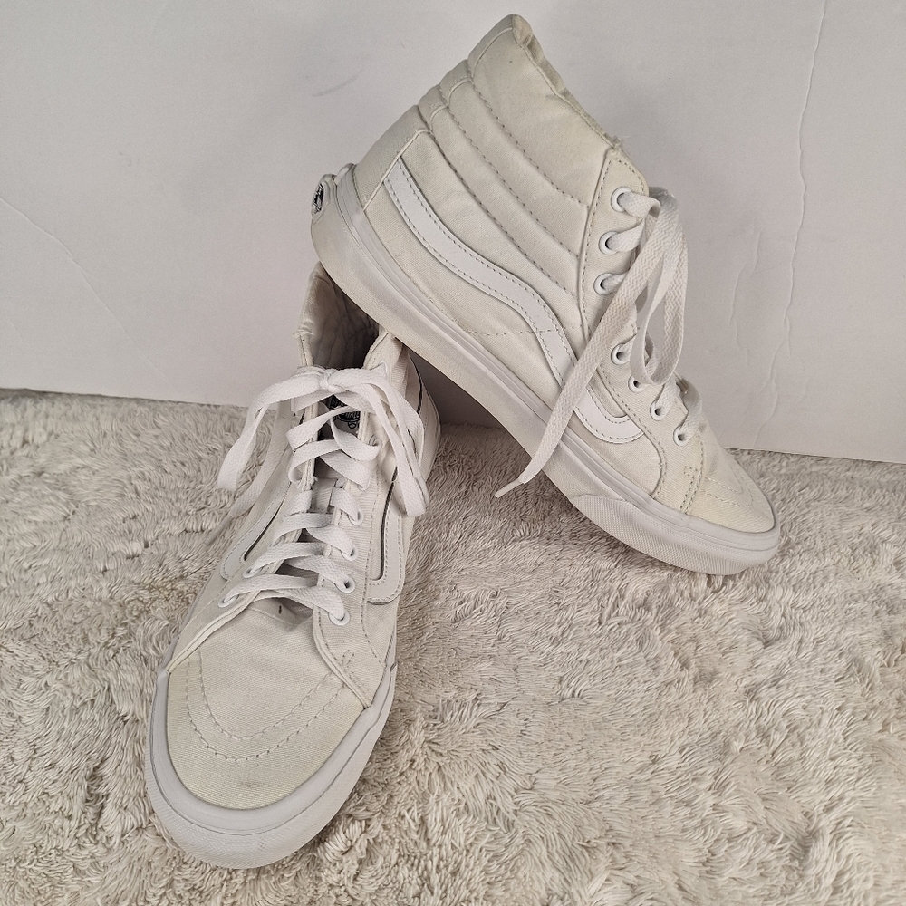 Vans Classic White High-Top Sneakers